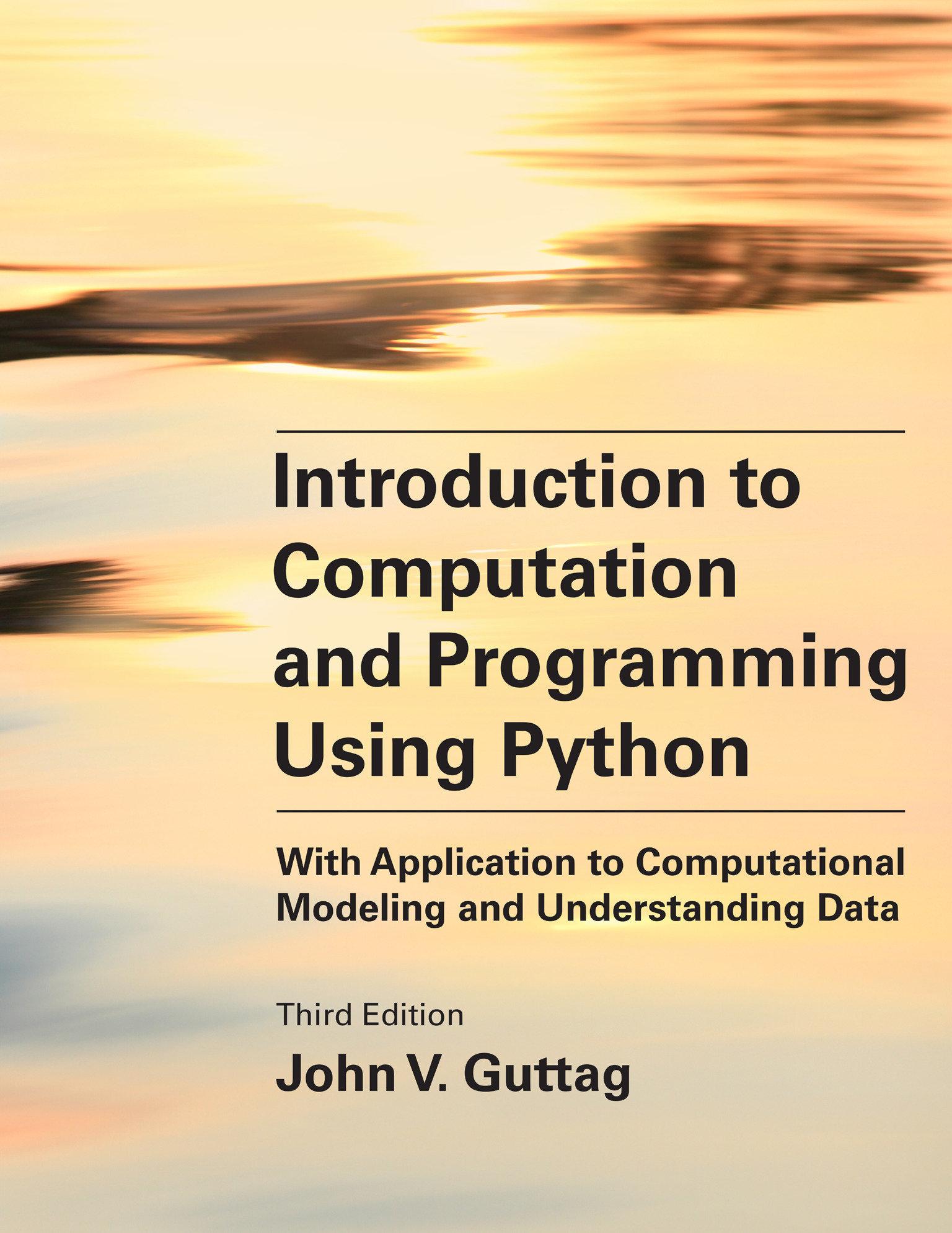 Vorderes Coverbild Introduction to Computation and Programming Using Python, third edition