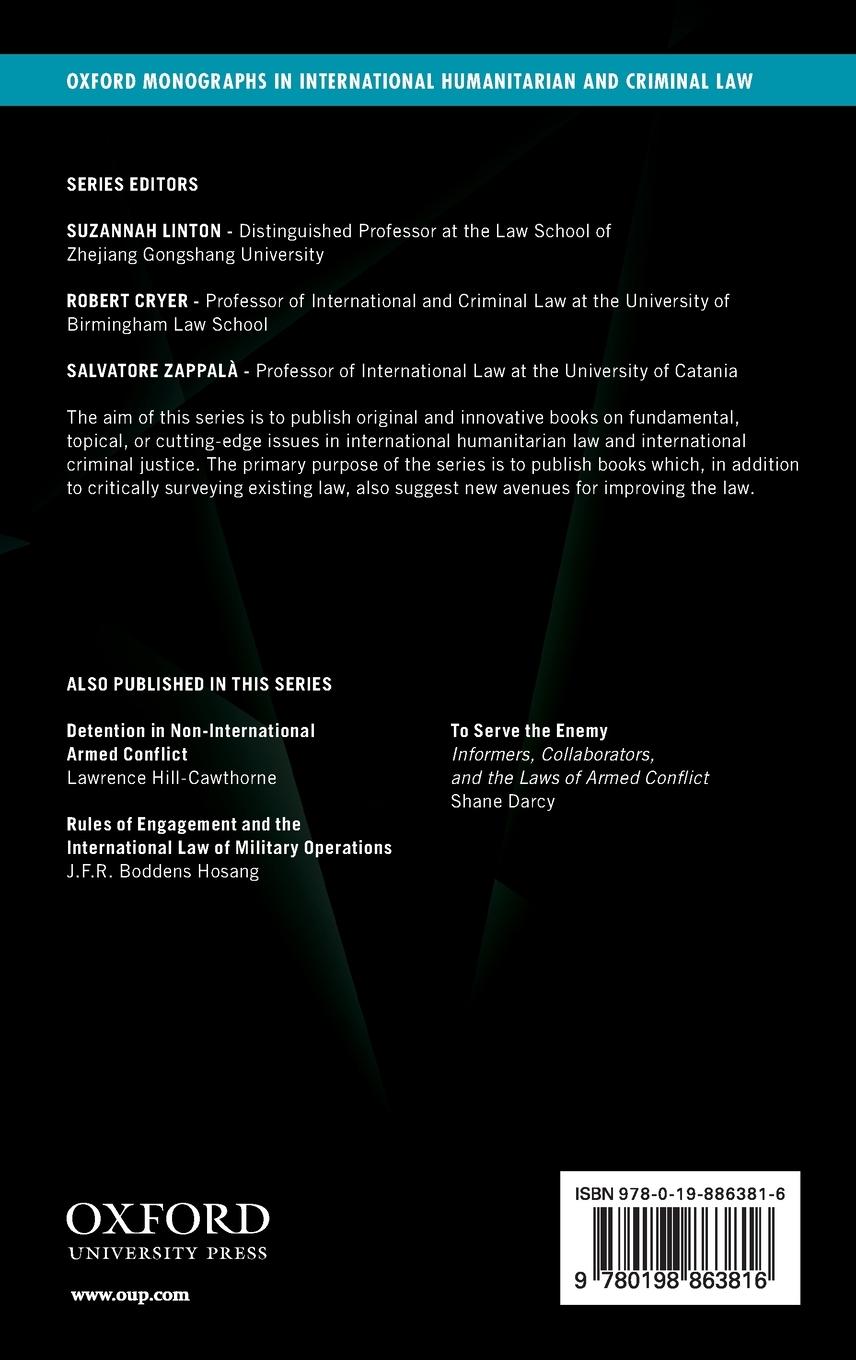 Rückseitencover HUMANITARIAN CIVILIAN OMIHCL C