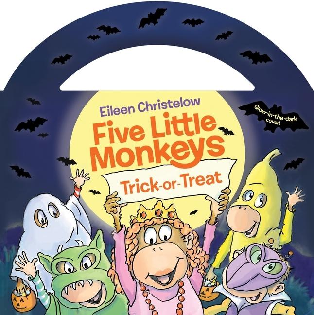 Vorderes Coverbild Five Little Monkeys Trick-Or-Treat Glow-In-The-Dark Edition