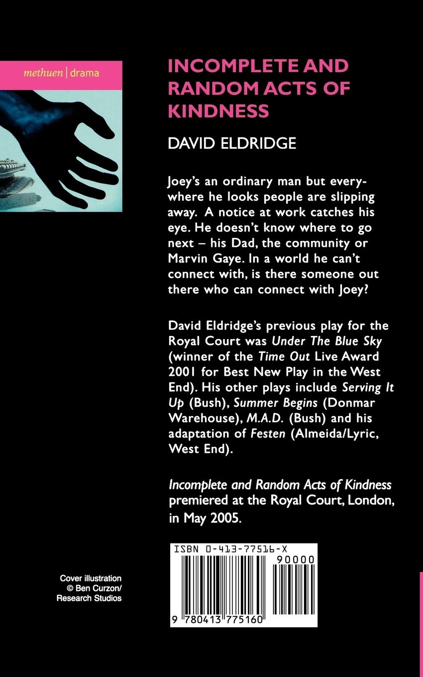 Rückseitencover Incomplete and Random Acts of Kindness