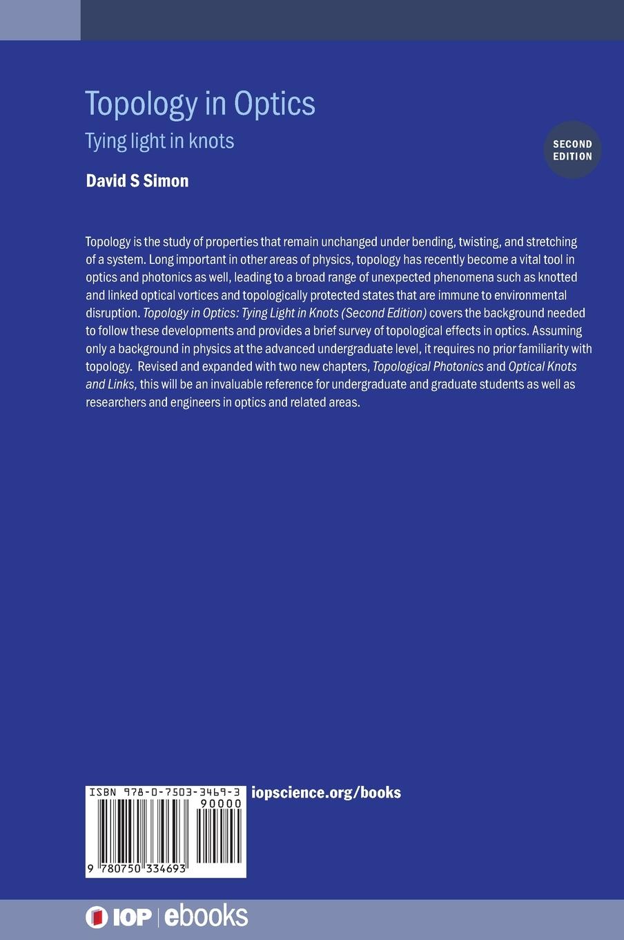 Rückseitencover Topology in Optics (Second Edition)