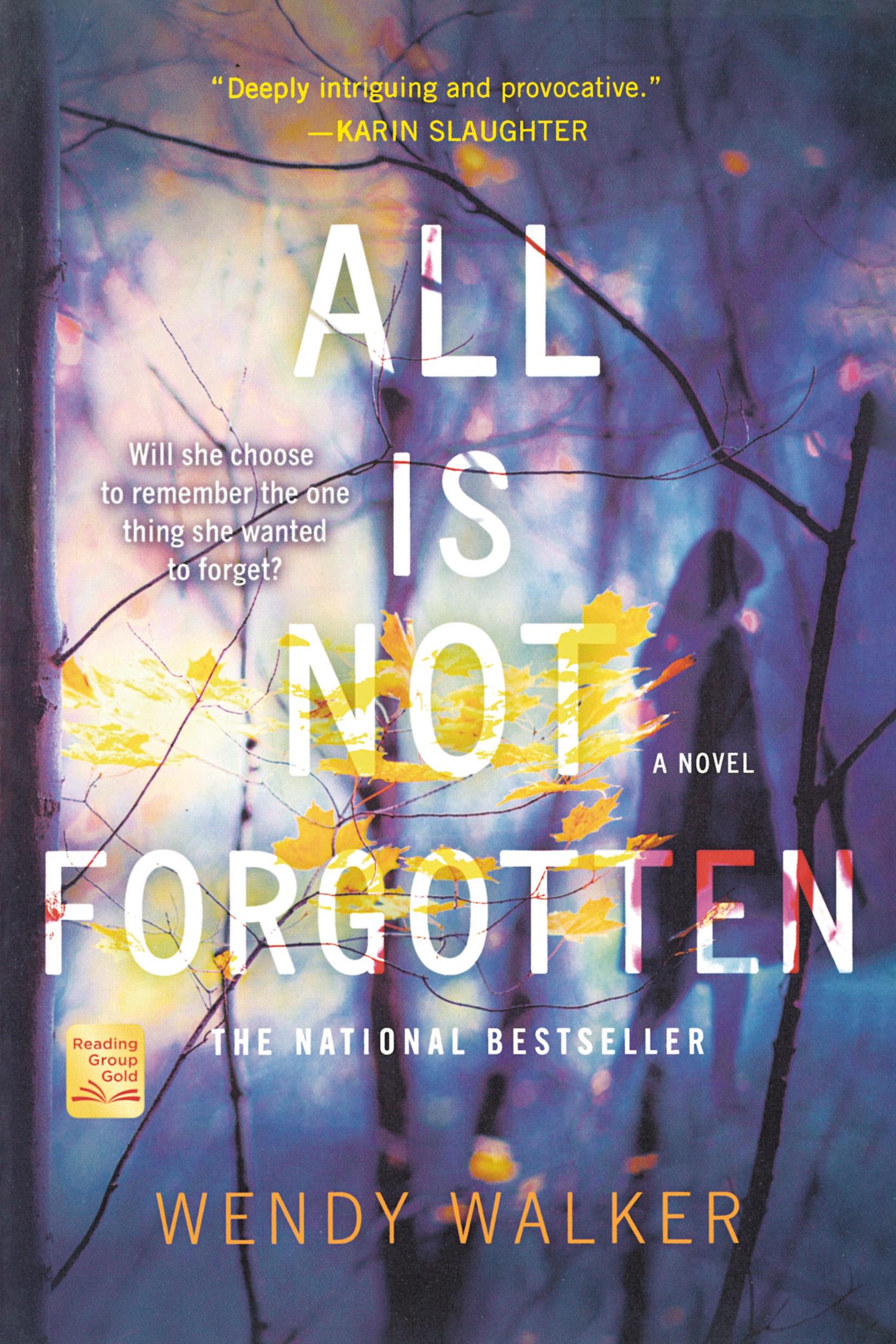 Vorderes Coverbild All Is Not Forgotten