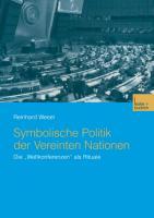 Vorderes Coverbild Symbolische Politik der Vereinten Nationen