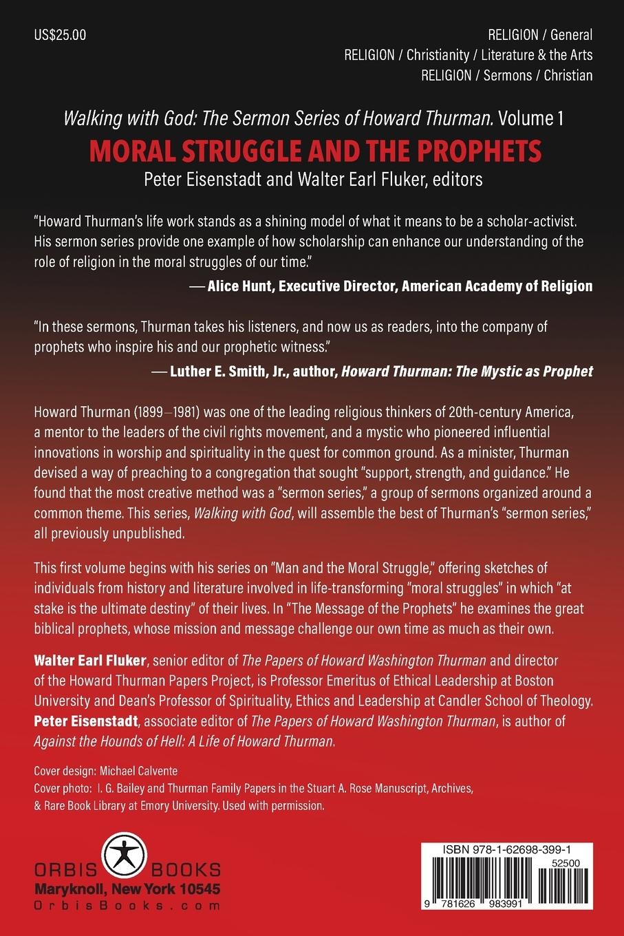 Rückseitencover Moral Struggle and the Prophets