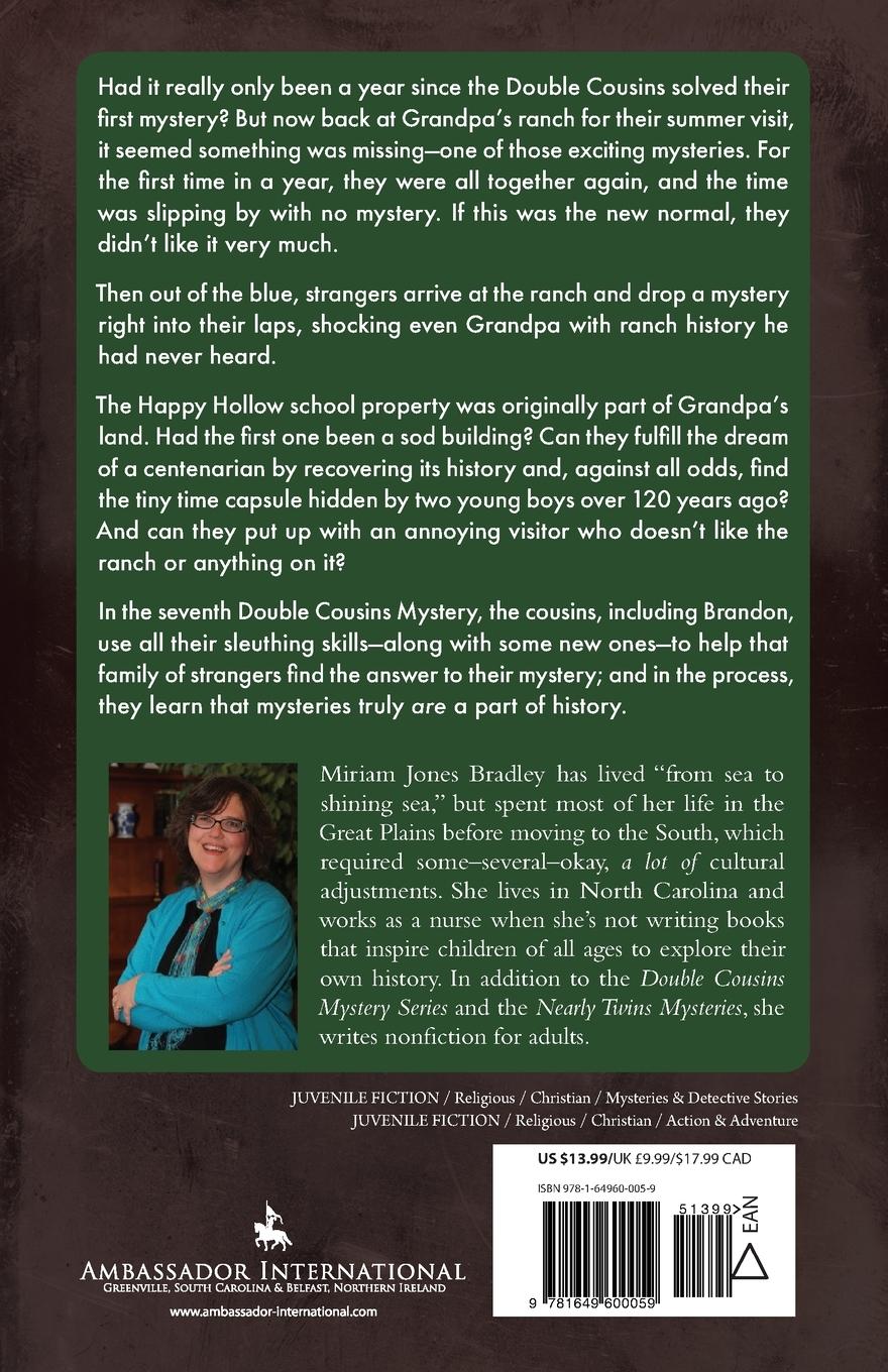 Rückseitencover The Double Cousins and the Mystery of the Sod Schoolhouse