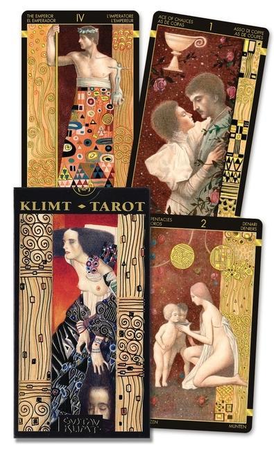 Vorderes Coverbild Golden Tarot of Klimt Cards
