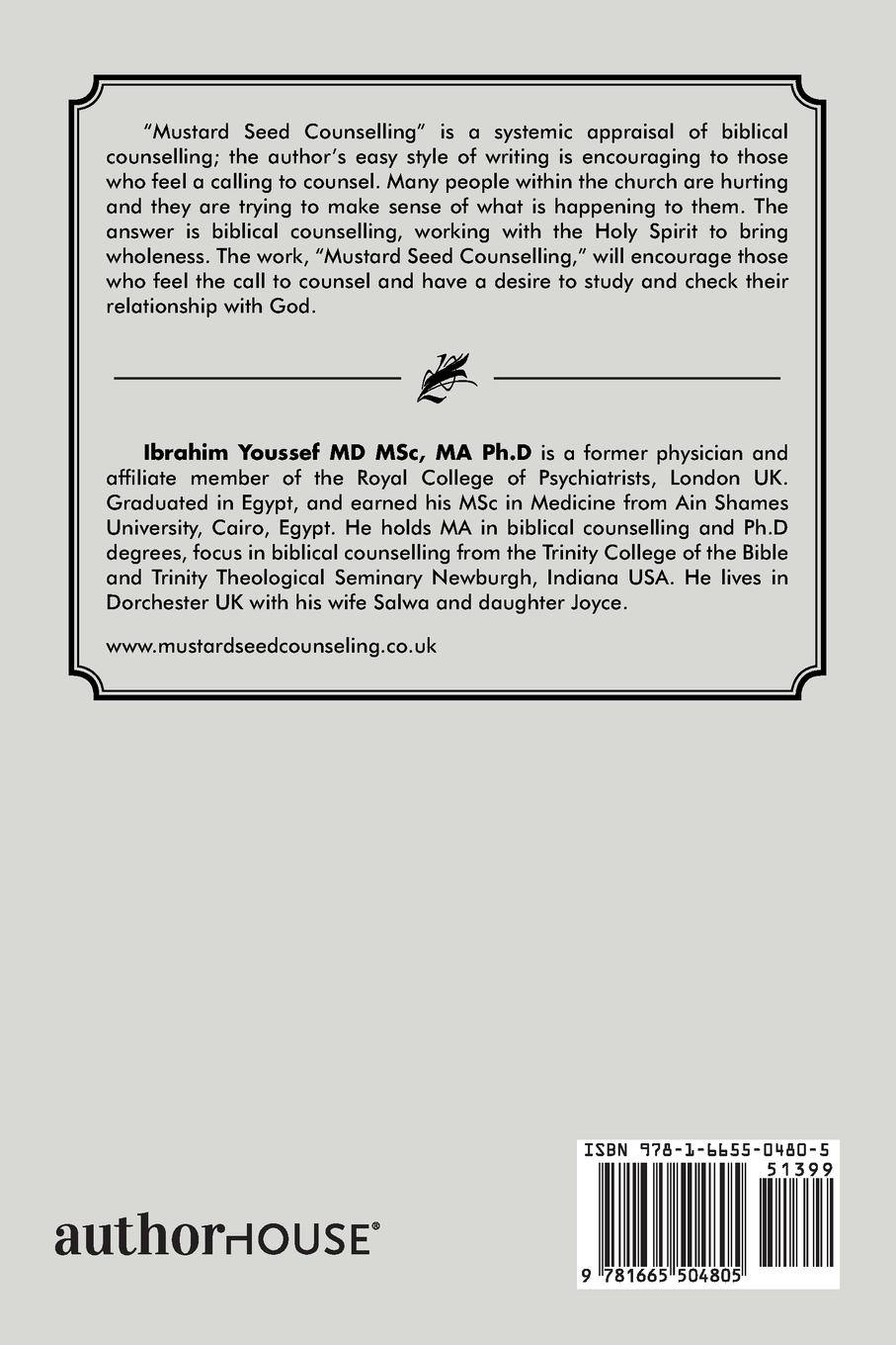 Rückseitencover The Mustard Seed Counseling