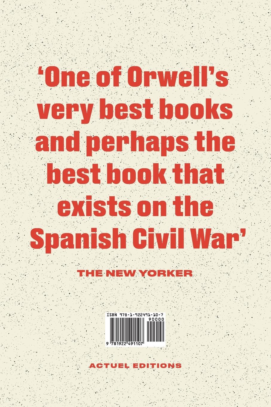 Rückseitencover Homage to Catalonia