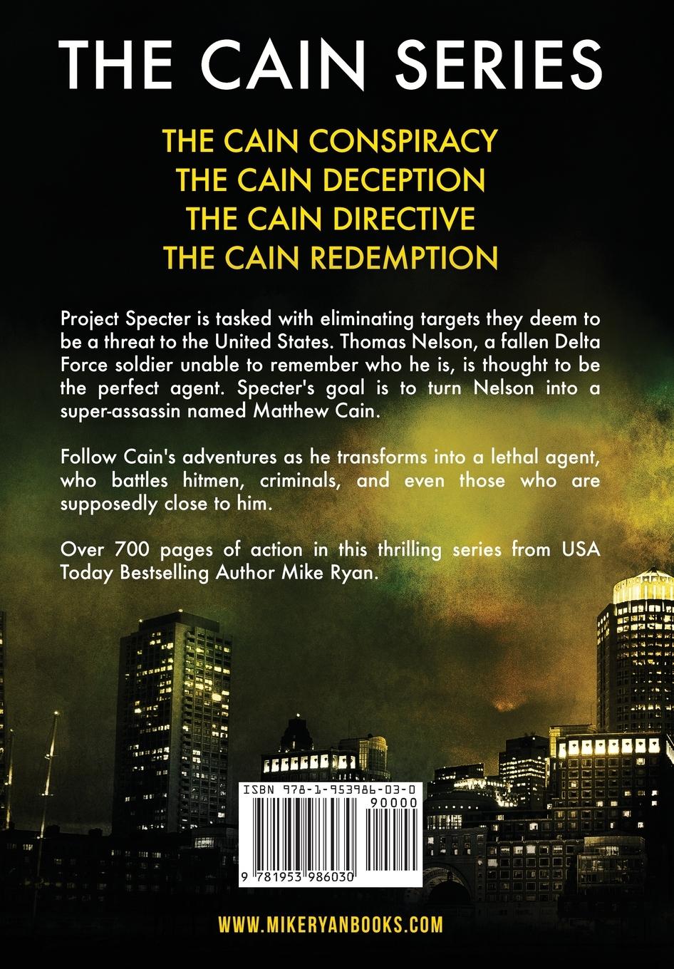 Rückseitencover The Cain Series Books 1-4