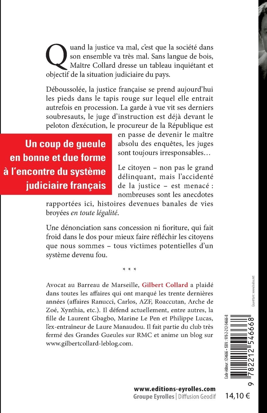 Rückseitencover Les dérives judiciaires: Et si ça vous arrivait ?