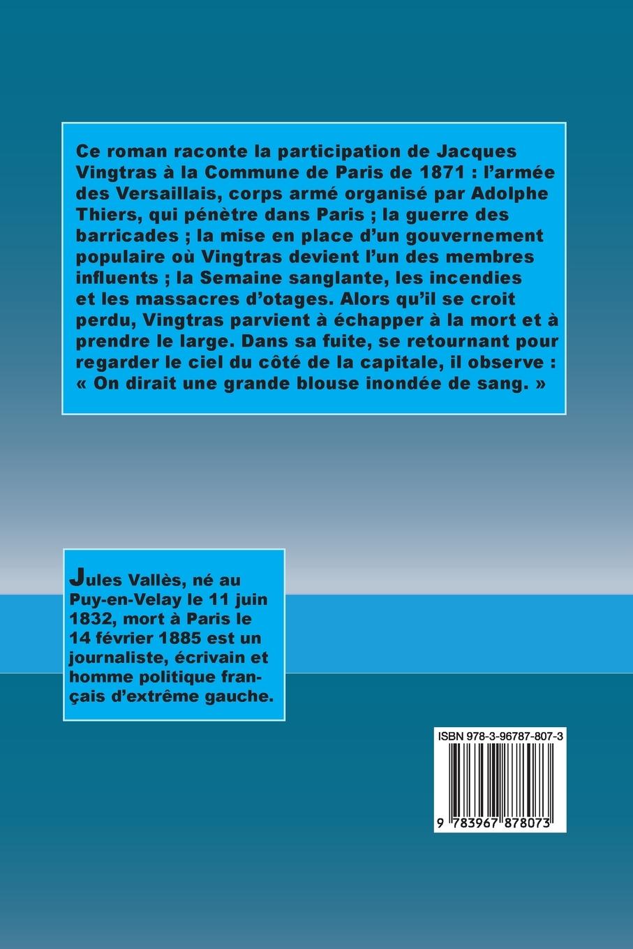 Rückseitencover L'insurgé