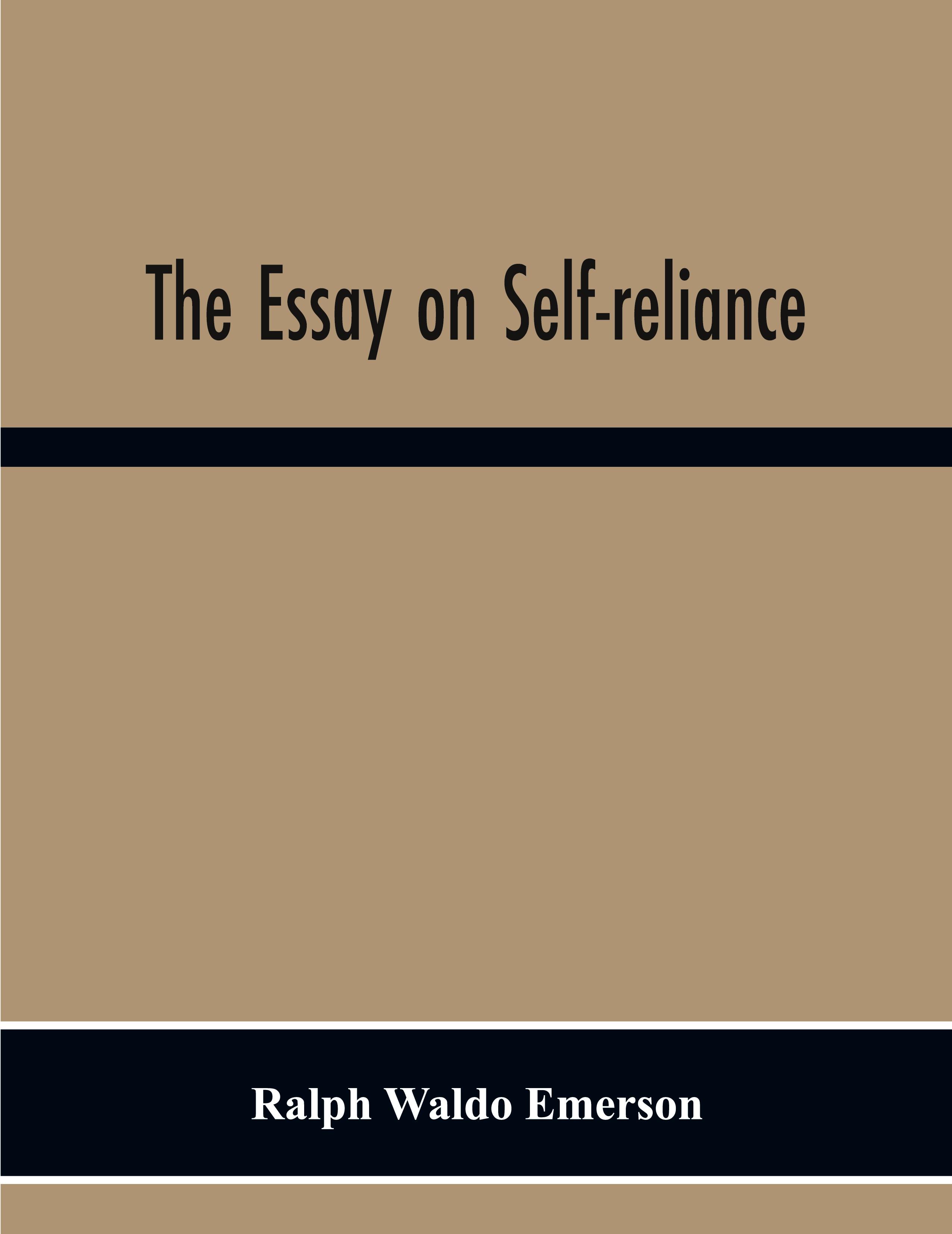 Vorderes Coverbild The Essay On Self-Reliance