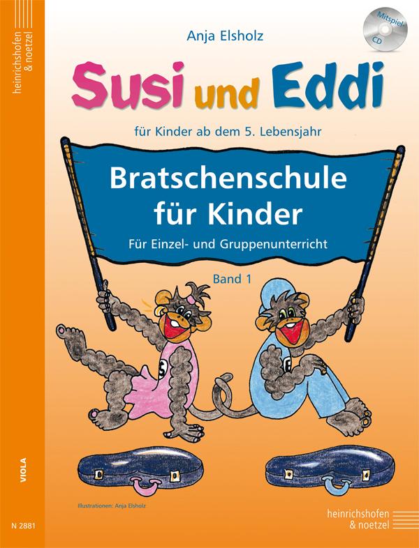 Vorderes Coverbild Susi und Eddi: Bratschenschule für Kinder
