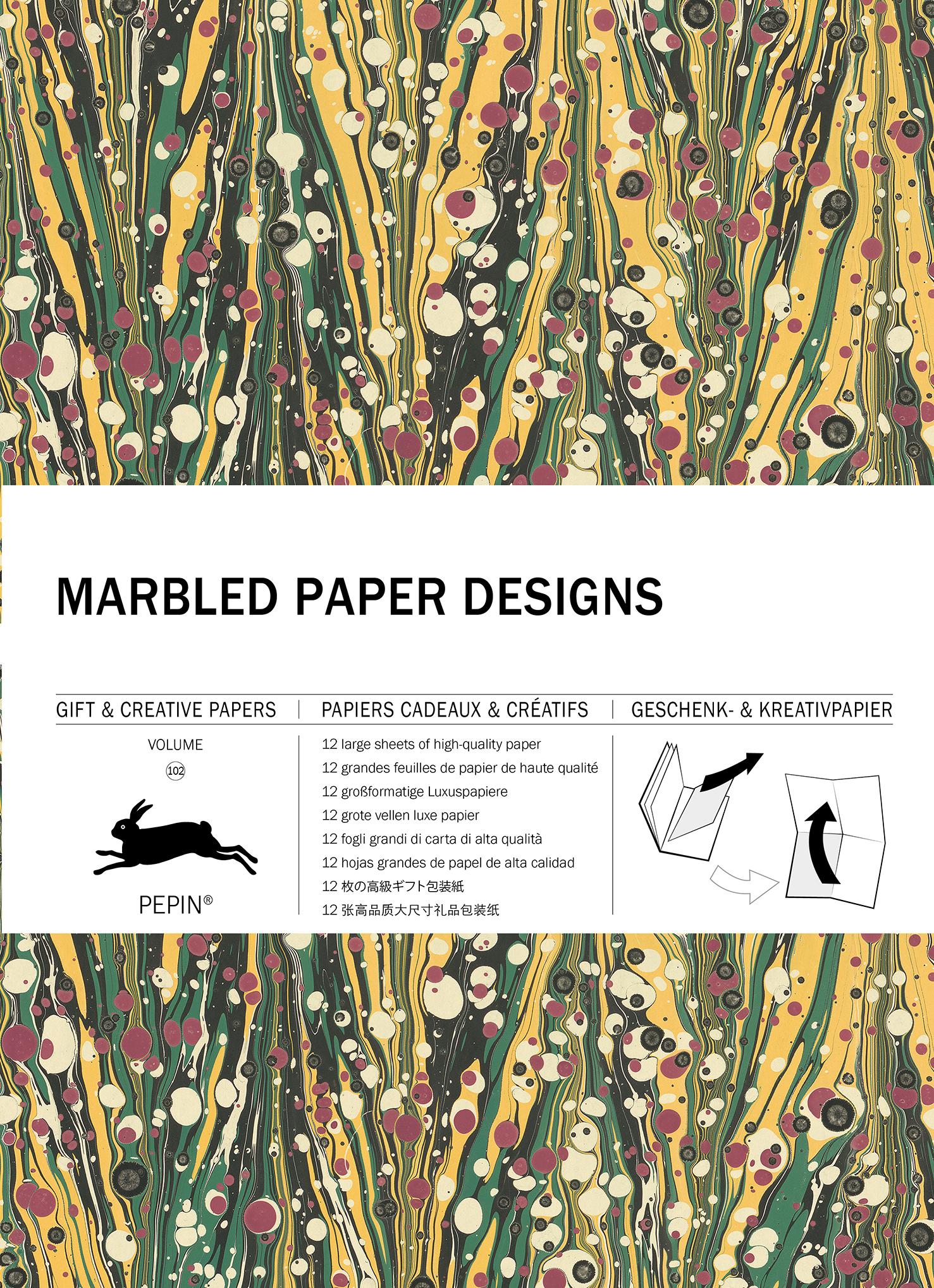 Vorderes Coverbild Marbled Paper Designs