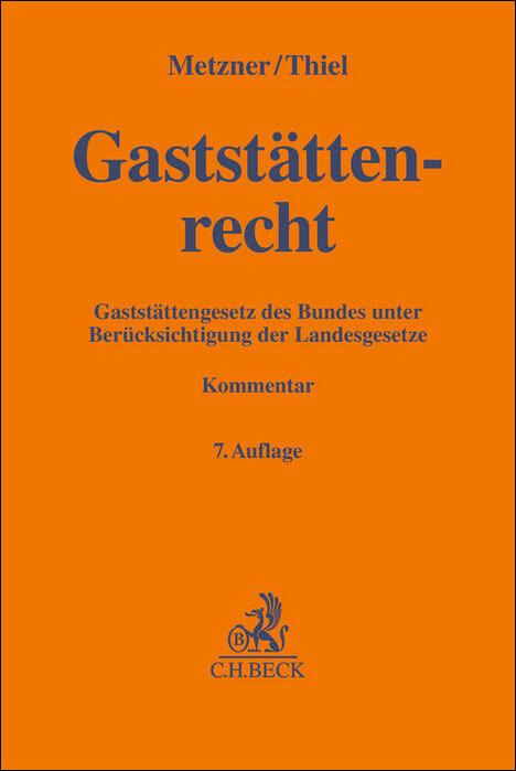 Vorderes Coverbild Gaststättenrecht