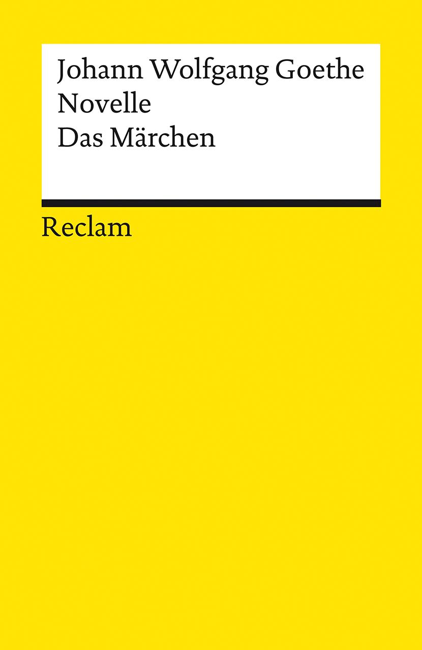 Vorderes Coverbild Novelle. Das Märchen