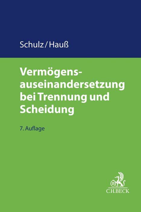 Vorderes Coverbild Vermögensauseinandersetzung bei Trennung und Scheidung