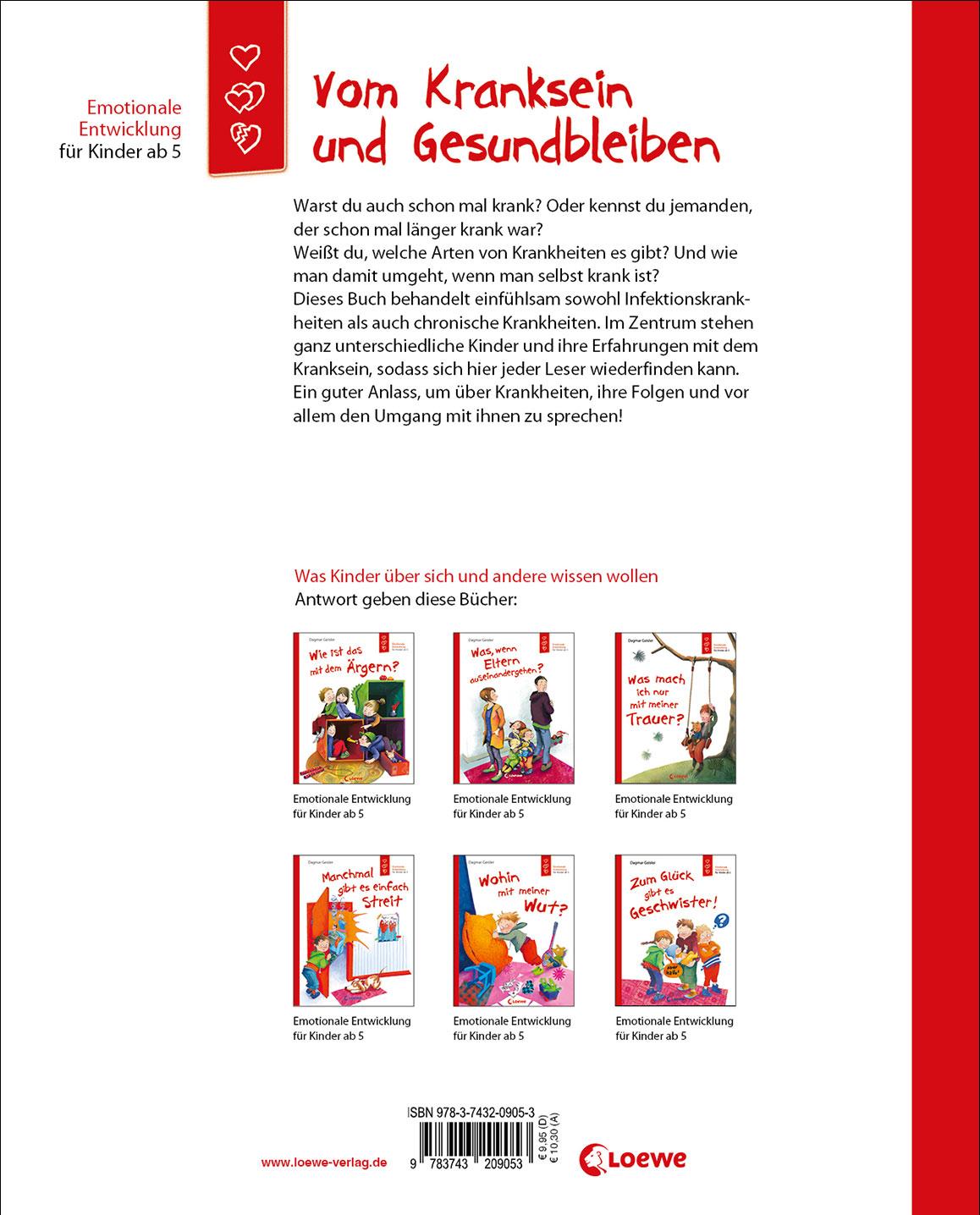 Rückseitencover Vom Kranksein und Gesundbleiben