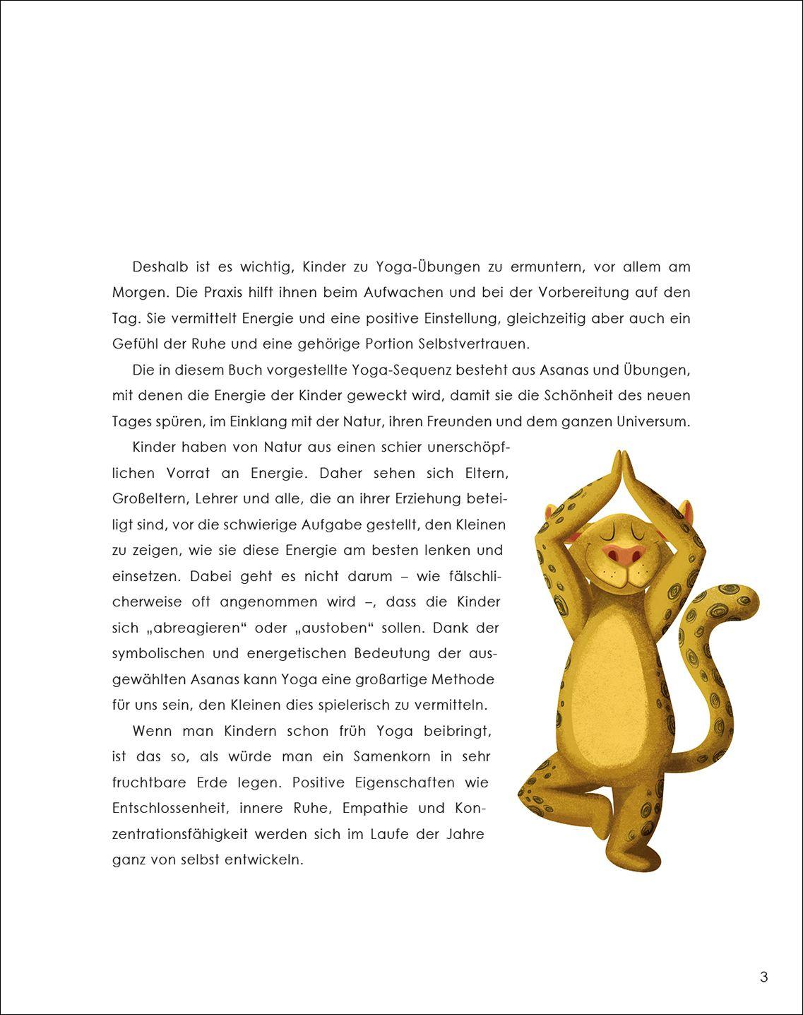 Beispielinhalt (Bild) Kinder-Yoga zum Aufwachen