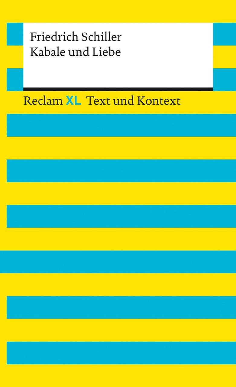 Vorderes Coverbild Kabale und Liebe. Textausgabe mit Kommentar und Materialien