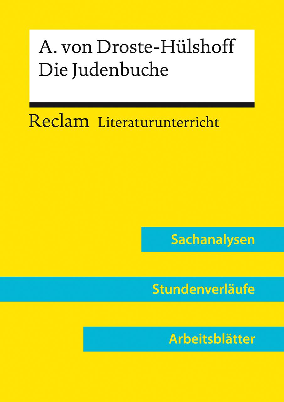 Vorderes Coverbild Annette von Droste-Hülshoff: Die Judenbuche (Lehrerband)