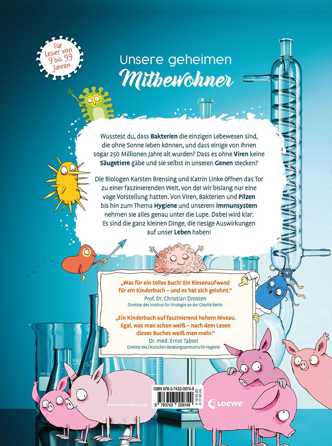 Rückseitencover Die spannende Welt der Viren und Bakterien