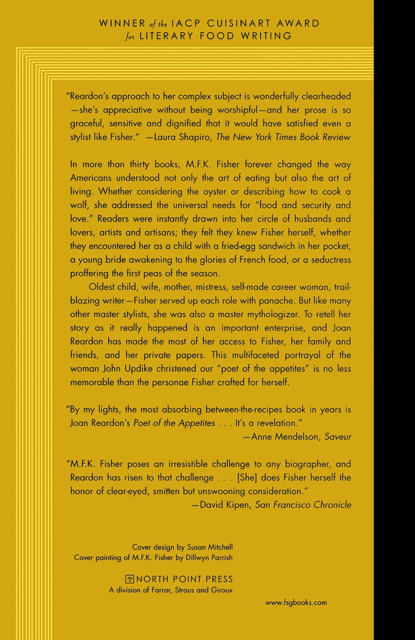 Rückseitencover POET OF THE APPETITES