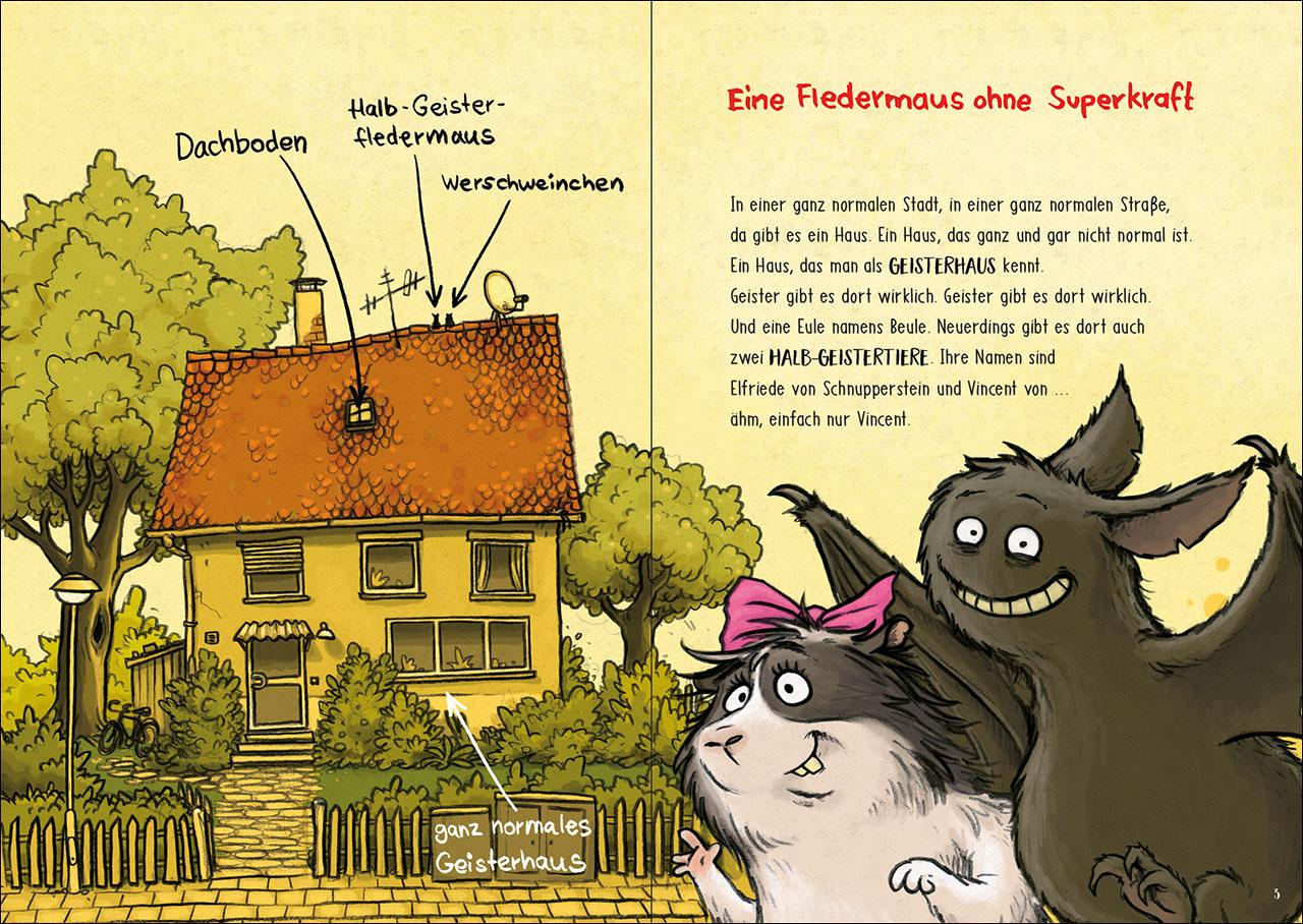 Beispielinhalt (Bild) Vincent und das Geisterlama (Band 2)