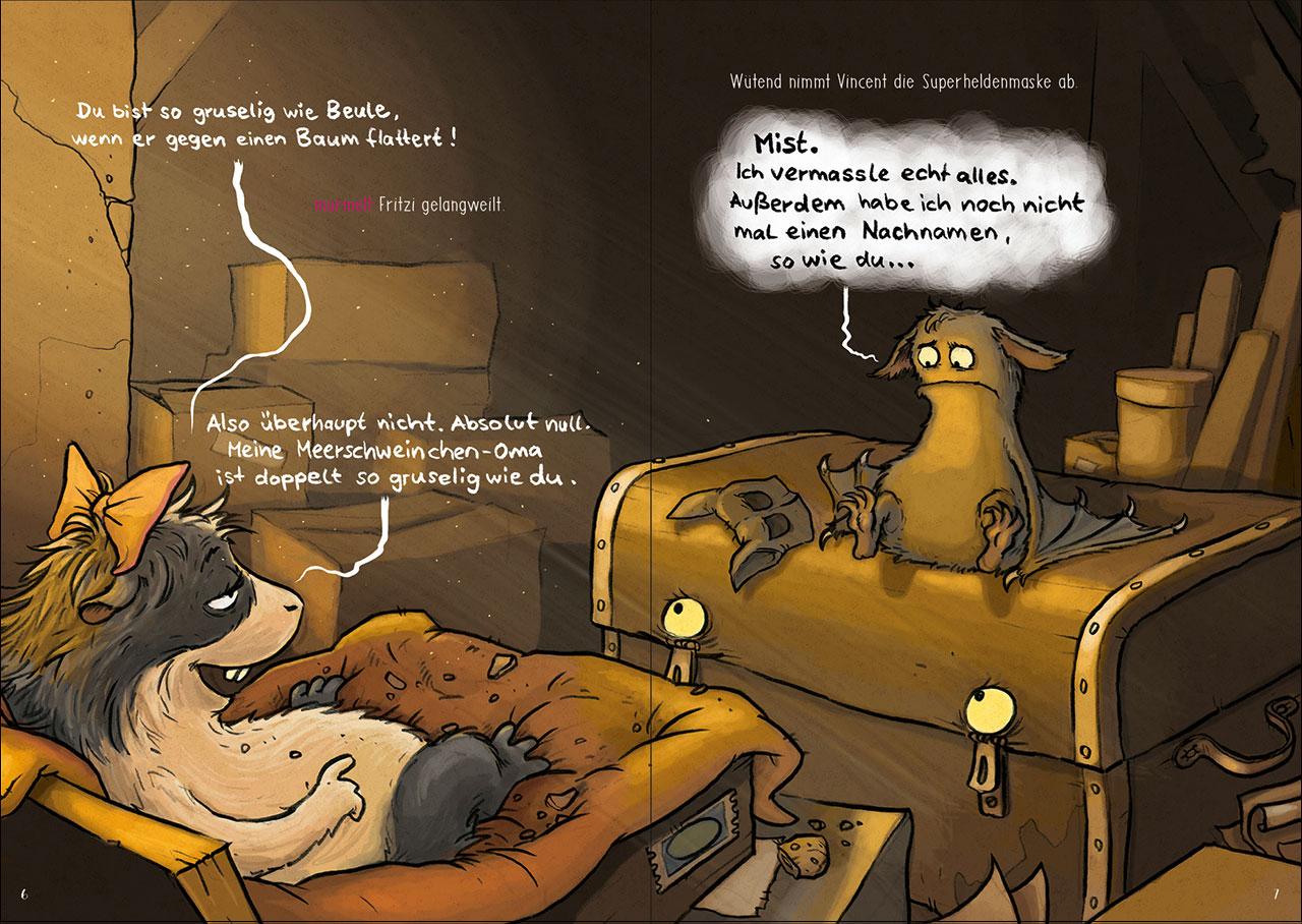 Beispielinhalt (Bild) Vincent und das Geisterlama (Band 2)