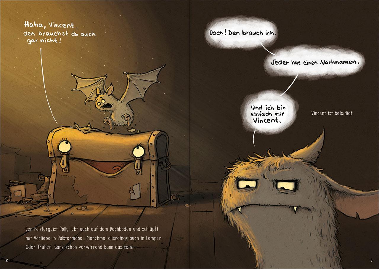Beispielinhalt (Bild) Vincent und das Geisterlama (Band 2)