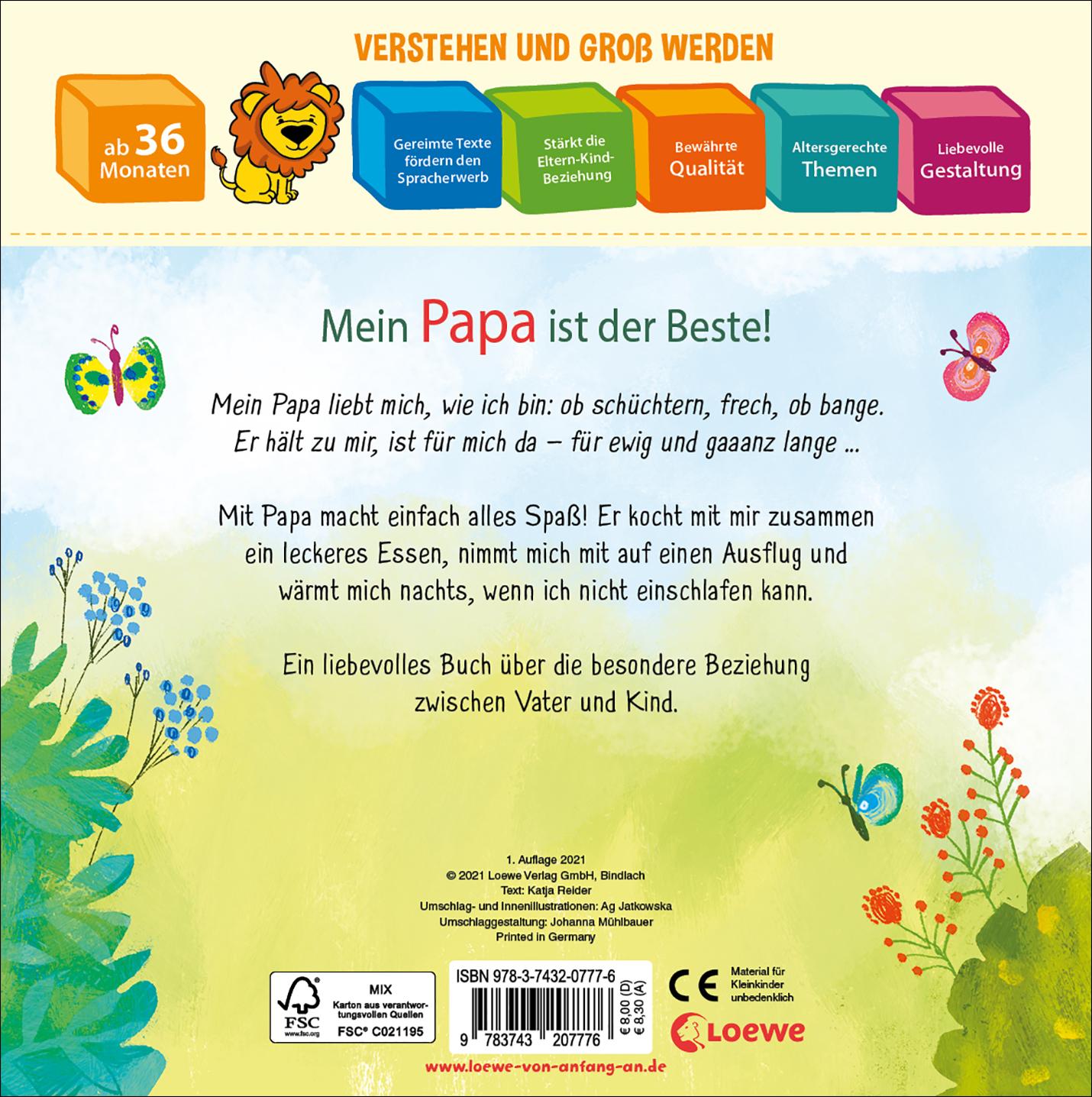 Rückseitencover So toll ist mein Papa!