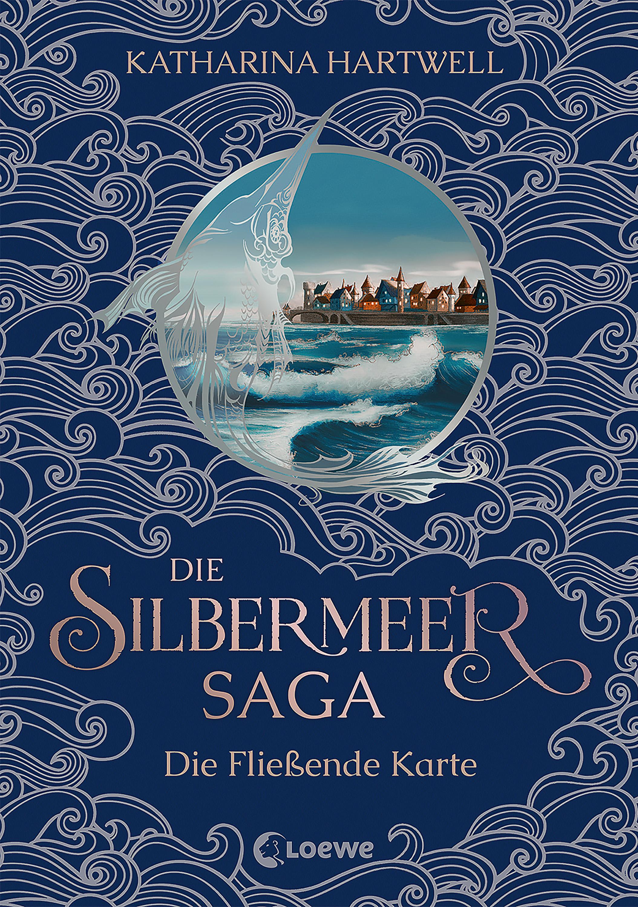 Vorderes Coverbild Die Silbermeer-Saga (Band 2) - Die Fließende Karte