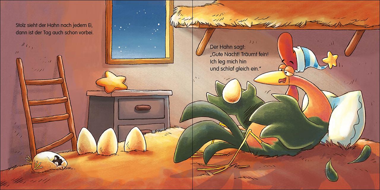 Beispielinhalt (Bild) Gute Nacht, lieber Bauernhof!