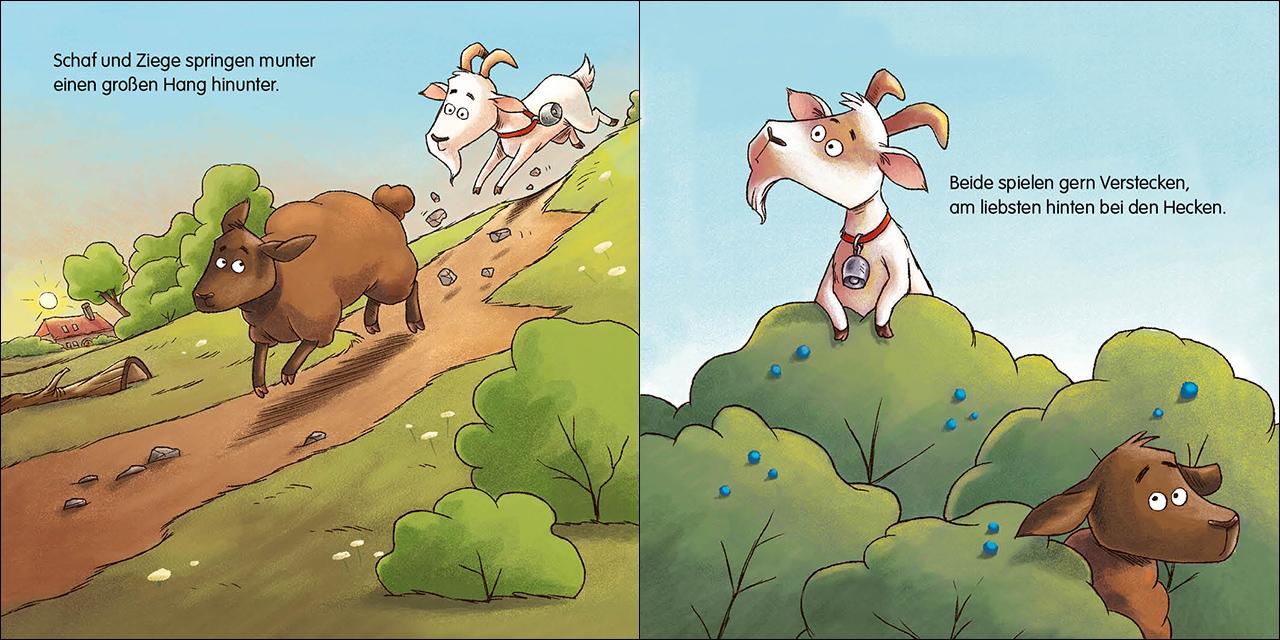 Beispielinhalt (Bild) Gute Nacht, lieber Bauernhof!