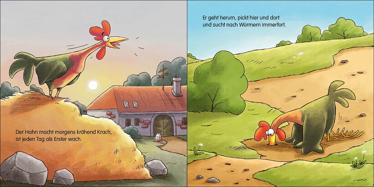 Beispielinhalt (Bild) Gute Nacht, lieber Bauernhof!