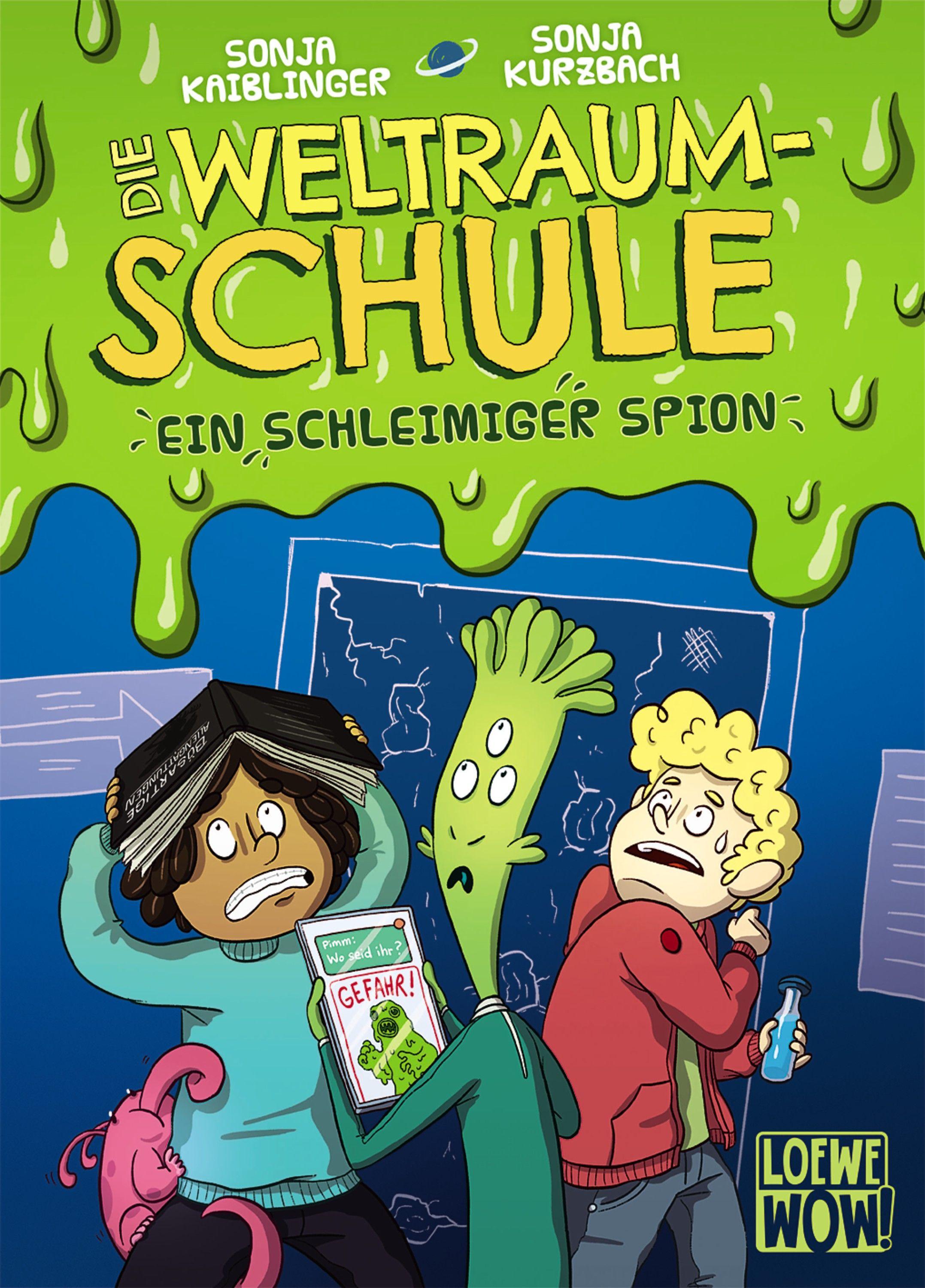 Vorderes Coverbild Die Weltraumschule (Band 2) - Ein schleimiger Spion