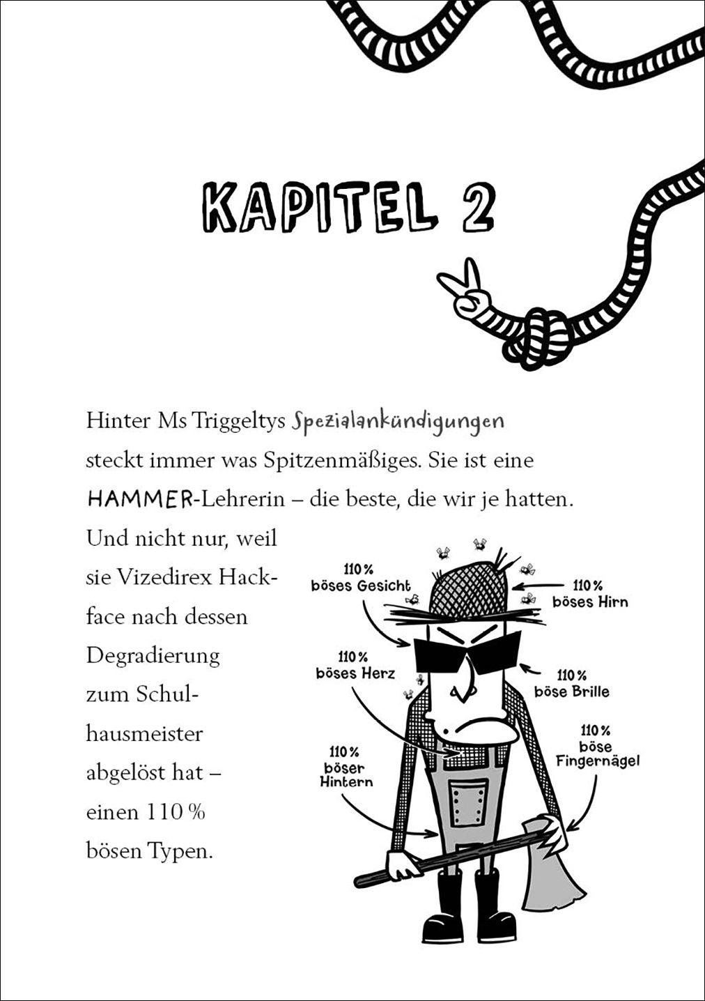 Beispielinhalt (Bild) Larry Lauch zerstört alles (Band 3)