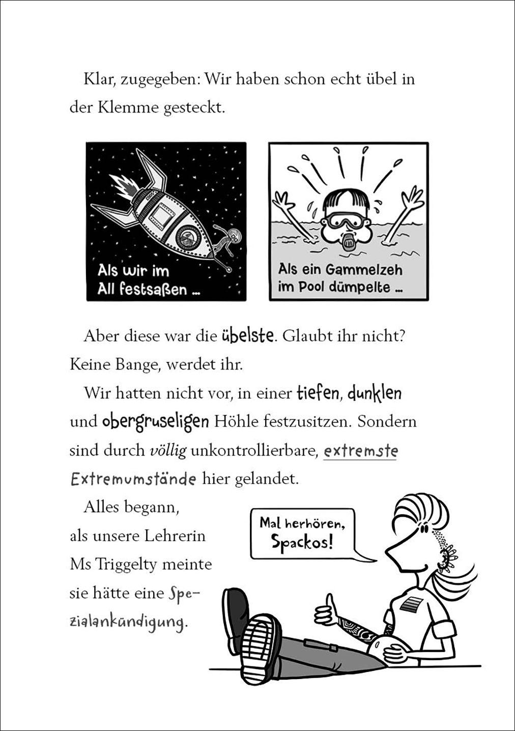 Beispielinhalt (Bild) Larry Lauch zerstört alles (Band 3)