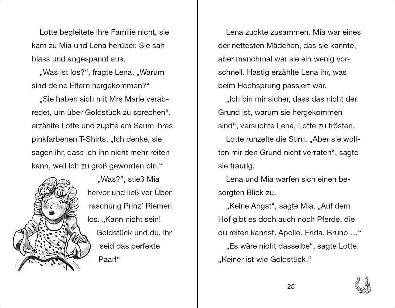 Beispielinhalt (Bild) Ponyhof Apfelblüte (Band 17) - Hör auf dein Herz, Lotte