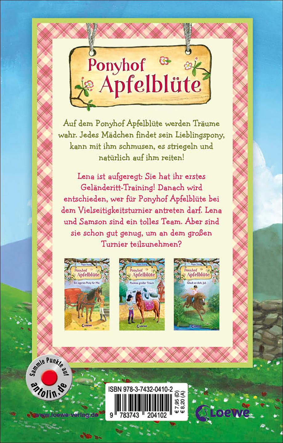 Rückseitencover Ponyhof Apfelblüte (Band 17) - Hör auf dein Herz, Lotte