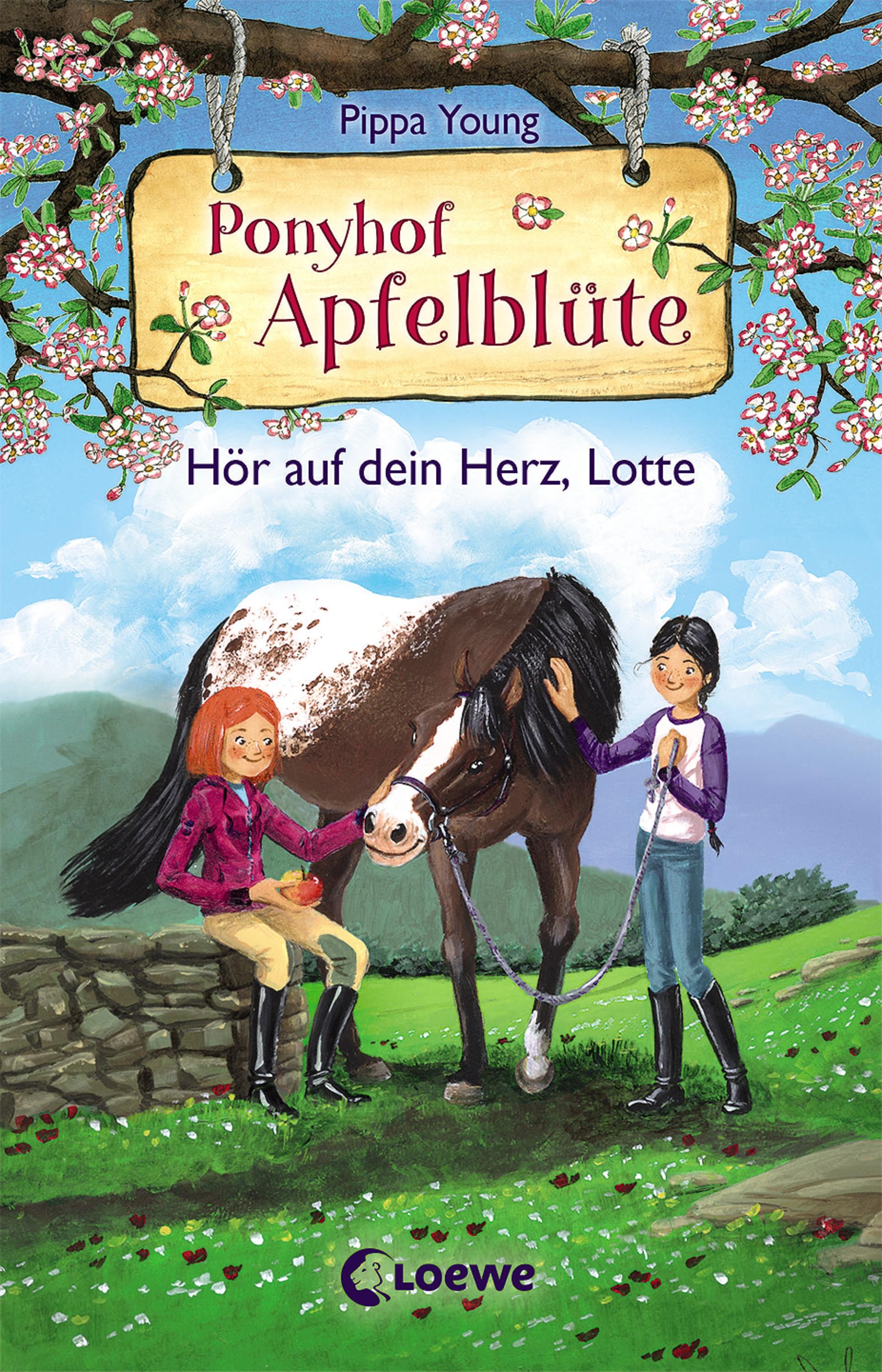 Vorderes Coverbild Ponyhof Apfelblüte (Band 17) - Hör auf dein Herz, Lotte