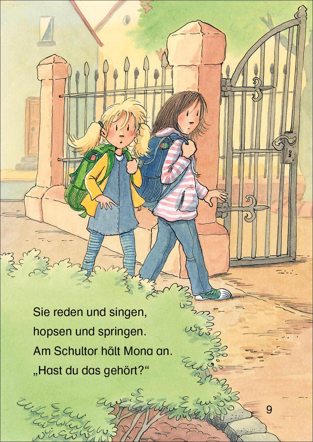Beispielinhalt (Bild) Leselöwen 1. Klasse - Beste Freundinnen halten zusammen