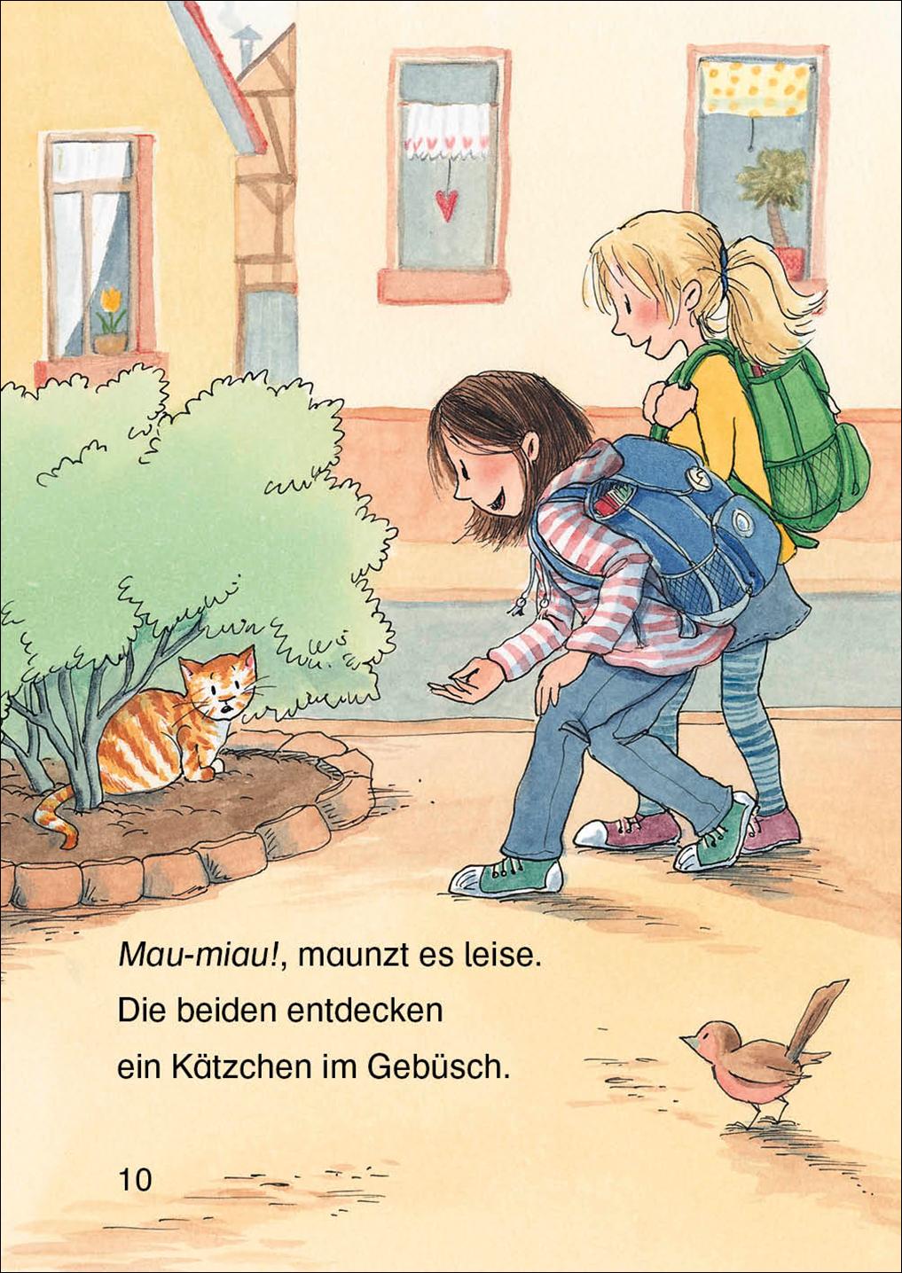 Beispielinhalt (Bild) Leselöwen 1. Klasse - Beste Freundinnen halten zusammen