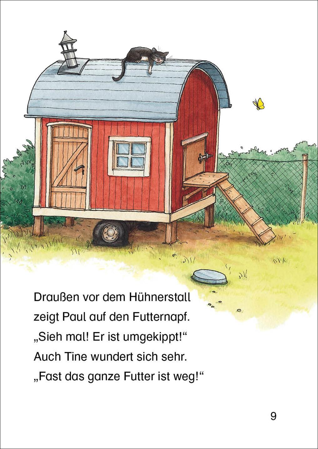 Beispielinhalt (Bild) Leselöwen 2. Klasse - Ein Fall für die Tierretter