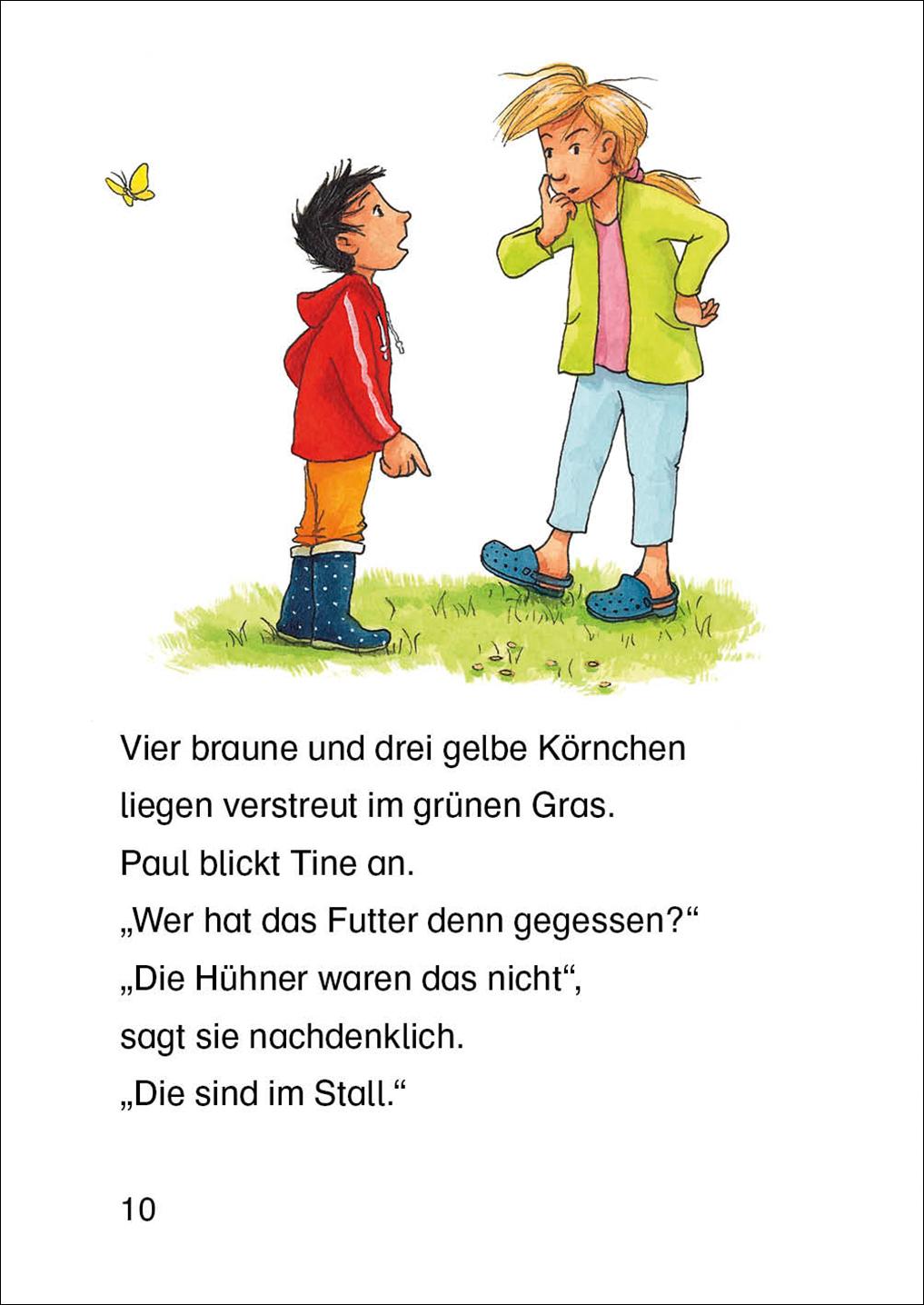 Beispielinhalt (Bild) Leselöwen 2. Klasse - Ein Fall für die Tierretter