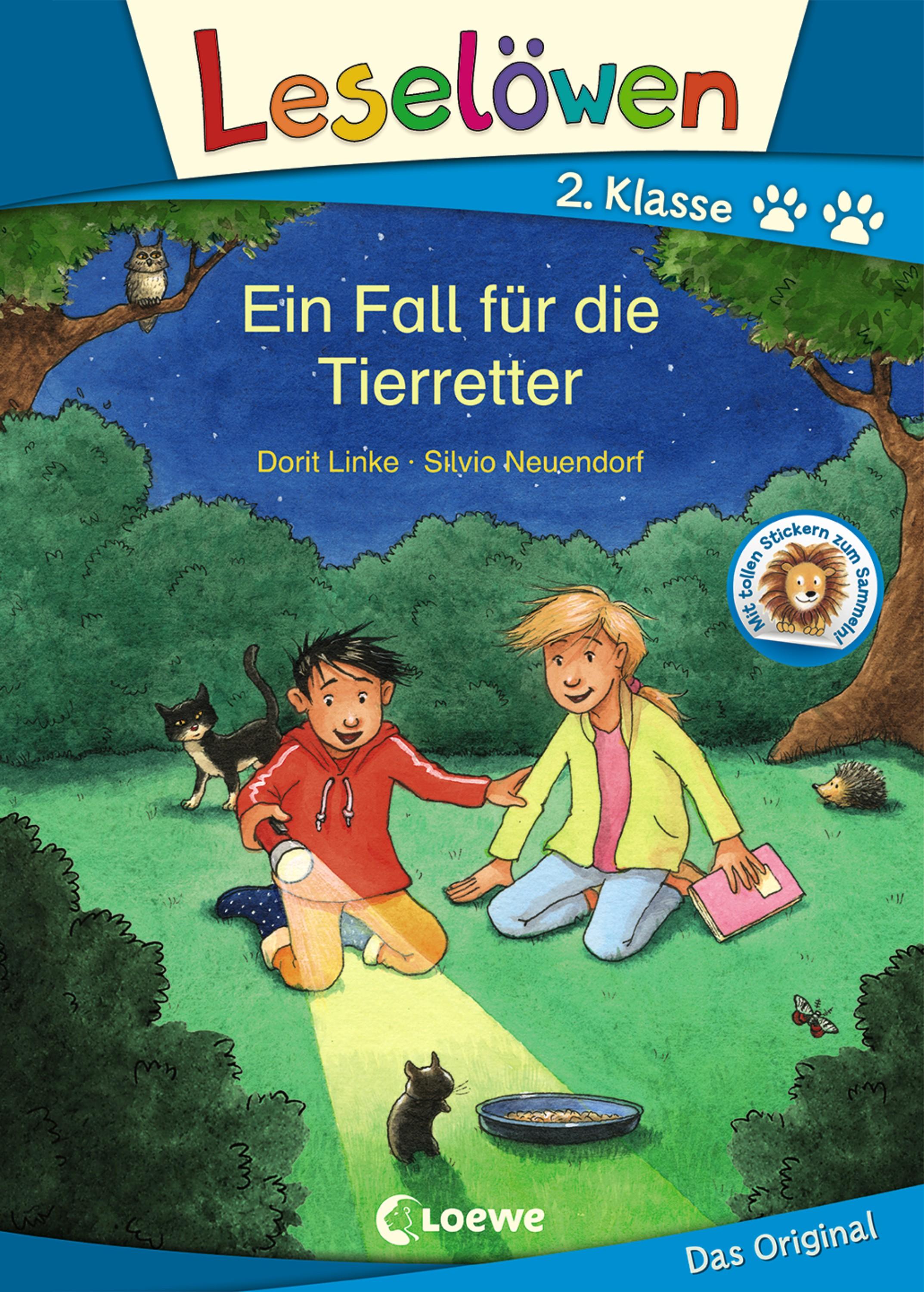 Vorderes Coverbild Leselöwen 2. Klasse - Ein Fall für die Tierretter