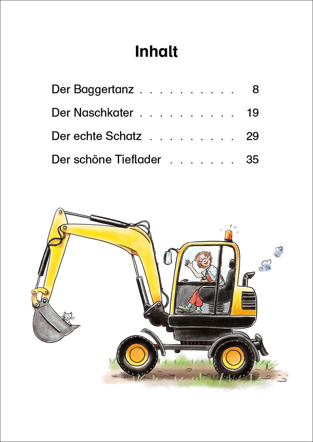 Beispielinhalt (Bild) Bildermaus - Baggergeschichten