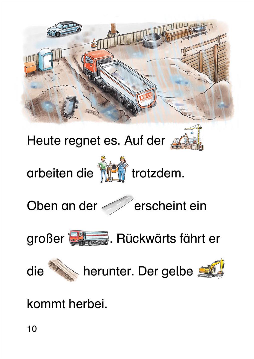 Beispielinhalt (Bild) Bildermaus - Baggergeschichten