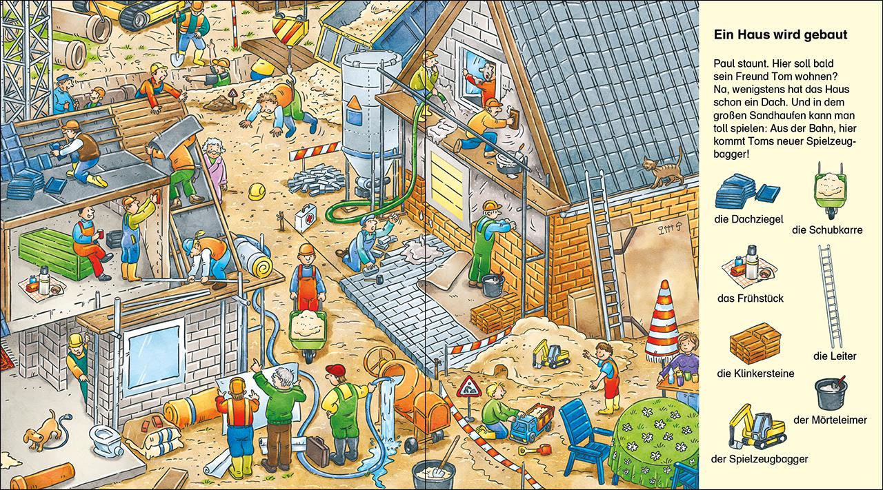 Beispielinhalt (Bild) Suche und finde! - Auf der Baustelle