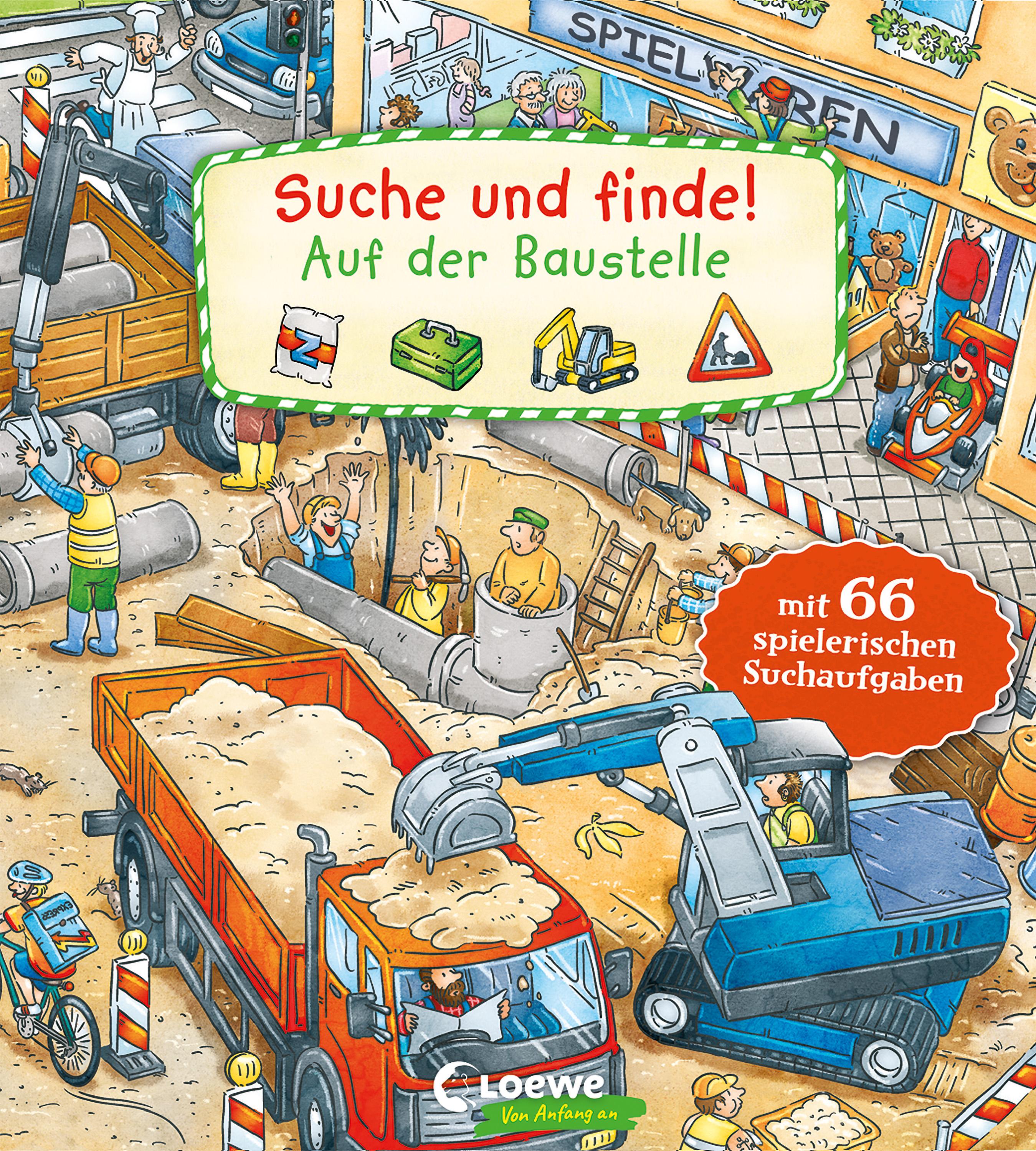 Vorderes Coverbild Suche und finde! - Auf der Baustelle